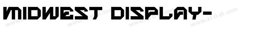 Midwest Display字体转换